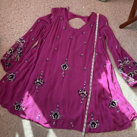 Free People embroidered boho dress S-M - Picture 9 of 9